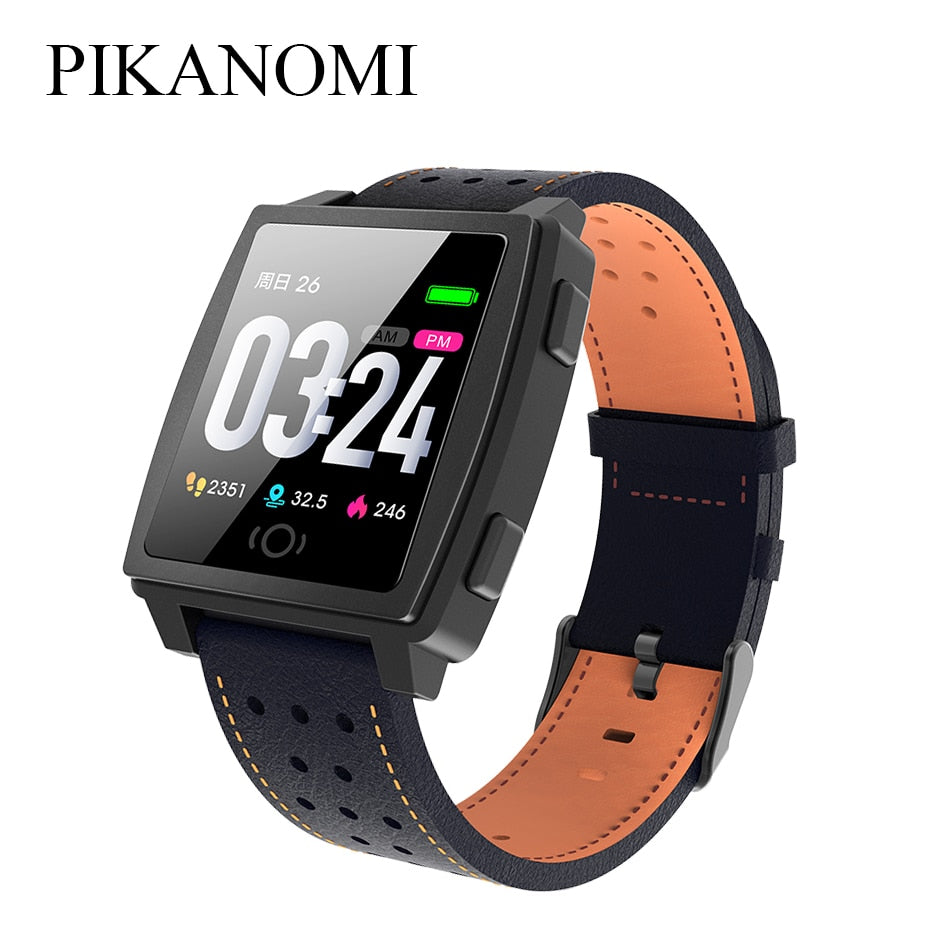 Fashion Bluetooth Smart Watch Long Standby Waterproof Sport Wrist Watch Heart Rate Blood Pressure Fitness Tracker Android IOS