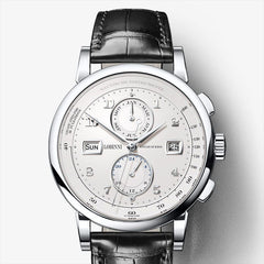 LOBINNI Men Watch Switzerland Luxury Brand Automatic Mechanical Men's Wirstwatches Sapphire Leather Tracymeter relogio L16001-3