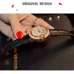 Star shinning Waterproof Diamond dress Women Watch Female Watch Korean Simple Quartz Watch