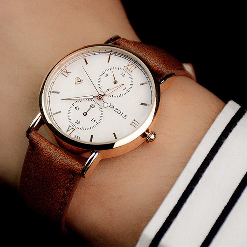 YAZOLE Wristwatch Wrist Watch Men 2018 Top Brand Luxury Famous Male Clock Quartz Watch for Man Hodinky Relogio Masculino Ceasuri