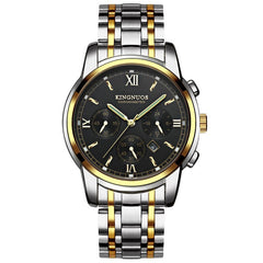 Stainless Steel Men Watch Fashion High Quality Quartz Male Calendar Clock Man Business Waterproof Wrist Watches Classic Design