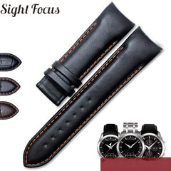 Calfskin Leather Men's Watchband 1853 for Tissot Watch Strap T035410A 407A Couturier 22 23 24mm Watch Bands Belt Wrist Bracelets