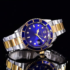2017 SOUTHBERG  Luxury Fashion Mens Watches Quartz Steel  Top Brand Green Wrist Watch For Man relogio masculino