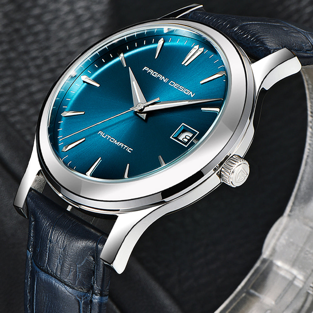 PAGANI DESIGN 2018 New Men's Classic Mechanical Watches Business Waterproof Clock Luxury Brand Genuine Leather Automatic Watch