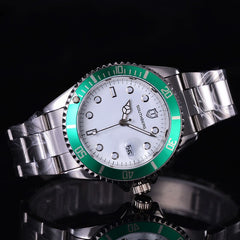 2017 SOUTHBERG  Luxury Fashion Mens Watches Quartz Steel  Top Brand Green Wrist Watch For Man relogio masculino