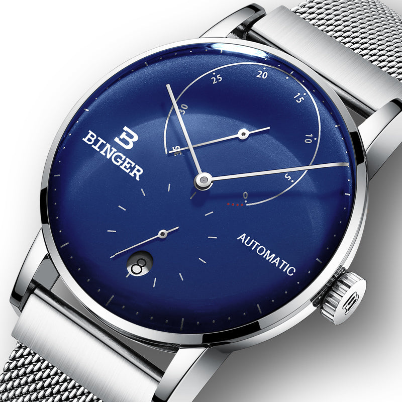 Switzerland BINGER Men Watch Luxury Brand Automatic Mechanical Mens Watches Sapphire Male Japan Movement reloj hombre B-1187-16