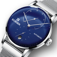 Switzerland BINGER Men Watch Luxury Brand Automatic Mechanical Mens Watches Sapphire Male Japan Movement reloj hombre B-1187-16