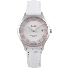 Casio watch Analogue Women's Quartz Watch Elegant Simple Leather Strap Steel Belt Waterproof Pointer Watch  LTP-E142