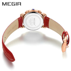 MEGIR Fashion Women Bracelet Watches Top Brand Luxury Ladies Quartz Watch Clock for Lovers Relogio Feminino Sport Wristwatches