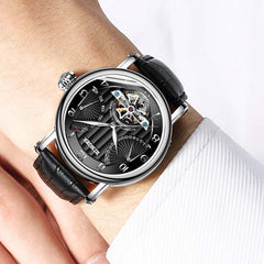 Switzerland BINGER Tourbillon Automatic Watch Mens Mechanical Multifunction Watches Top Brand Luxury Sapphire Men Clock Relogio