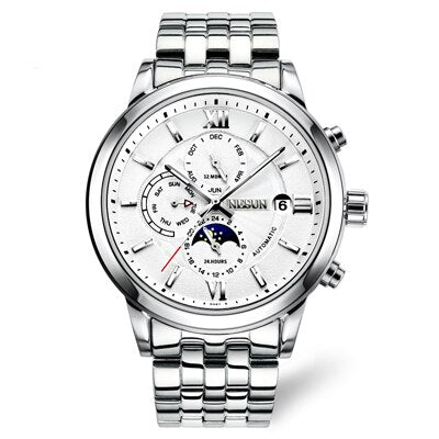 Switzerland Nesun Watch Men Luxury Brand Automatic Mechanical Men Watches Sapphire relogio masculino Luminous Waterproof N9027-3