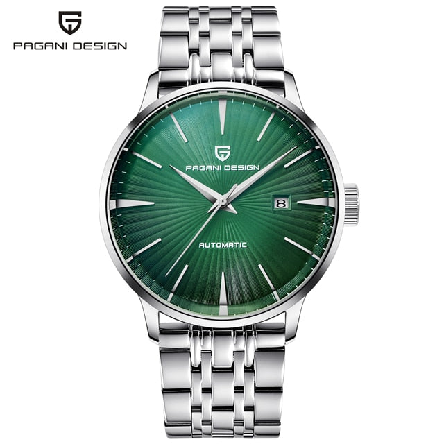 PAGANI DESIGN Men's Fashion Casual Mechanical Watches Waterproof 30M Stainless Steel Brand Luxury Automatic Business Watch saat