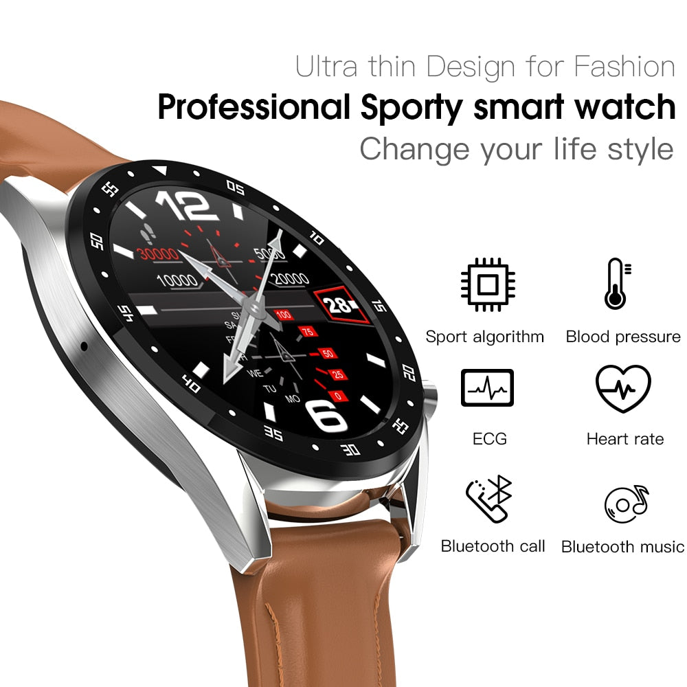696 Smart Watch L7 ECG Sports Watch ECG+PPG ECG HRV Report Heart Rate Blood Pressure Test IP68 Waterproof Swimming Smartwatch