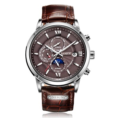 Switzerland Nesun Watch Men Luxury Brand Automatic Mechanical Men Watches Sapphire relogio masculino Luminous Waterproof N9027-3