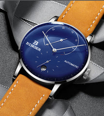 Switzerland BINGER Men's Watches Luxury Brand Automatic Mechanical Men Watch Sapphire Male Japan Movement reloj hombre B1187-0