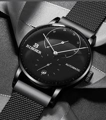 Switzerland BINGER Men Watch Luxury Brand Automatic Mechanical Mens Watches Sapphire Male Japan Movement reloj hombre B-1187-4