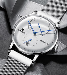 Switzerland BINGER Men Watch Luxury Brand Automatic Mechanical Mens Watches Sapphire Male Japan Movement reloj hombre B-1187-4