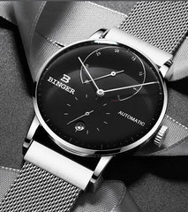 Switzerland BINGER Men's Watches Luxury Brand Automatic Mechanical Men Watch Sapphire Male Japan Movement reloj hombre B1187-0