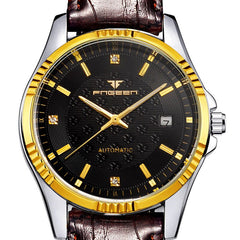 FNGEEN Mechanical Watches Men Hodinky Steel 30M Waterproof Automatic Watch Male Skeleton Wrist Watch Clock Man Mechanical Watch