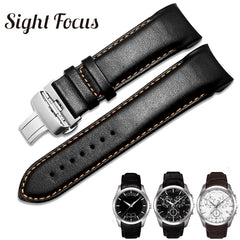 Calfskin Leather Men's Watchband 1853 for Tissot Watch Strap T035410A 407A Couturier 22 23 24mm Watch Bands Belt Wrist Bracelets