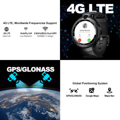 New Zeblaze THOR 4 Dual 4G SmartWatch 5.0MP+5.0MP Dual Camera Android Watch 1.4" AOMLED Display GPS/GLONASS 16GB Smart Watch Men