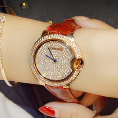 Star shinning Waterproof Diamond dress Women Watch Female Watch Korean Simple Quartz Watch