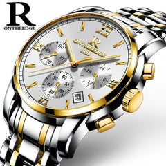 relogio masculino Men's Watches Luxury Brand Fashion Business Quartz Watch Men Stainless Steel Waterproof Sport Wristwatch Clock
