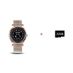 Waterproof Smart Watch Stainless Steel Bluetooth Smart Watch Support TF SIM Card Camera For IOS iPhone Android Phone