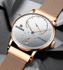 Switzerland BINGER Men Watch Luxury Brand Automatic Mechanical Mens Watches Sapphire Male Japan Movement reloj hombre B-1187-16