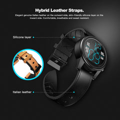 Zeblaze THOR 4 PRO 4G SmartWatch 1.6 inch Crystal Display GPS/GLONASS Quad Core 16GB 600mAh Hybrid Leather Strap Smart Watch Men