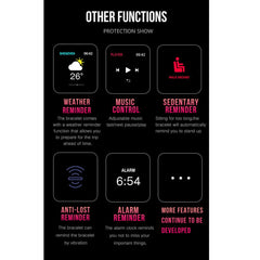 B57 smart watch fitness Bracelet heart rate monitor blood pressure multiple sport mode B57 men women smart watch wearable Watch
