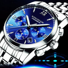 Stainless Steel Men Watch Fashion High Quality Quartz Male Calendar Clock Man Business Waterproof Wrist Watches Classic Design