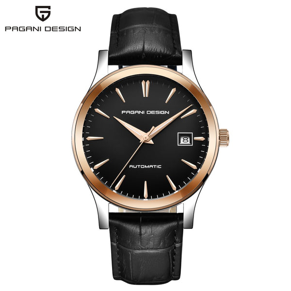 PAGANI DESIGN 2018 New Men's Classic Mechanical Watches Business Waterproof Clock Luxury Brand Genuine Leather Automatic Watch