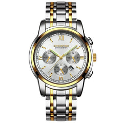Stainless Steel Men Watch Fashion High Quality Quartz Male Calendar Clock Man Business Waterproof Wrist Watches Classic Design