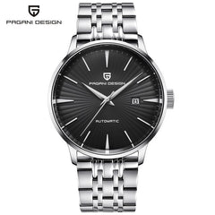 PAGANI DESIGN Brand Watch Men Automatic Mechanical Wristwatches Mens Leather Waterproof Watches New Men's Clock relojes hombre