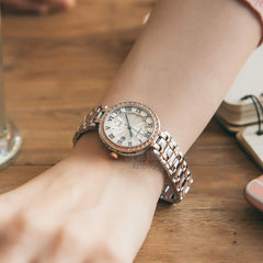 Casio watch Swarovski Crystal women watches top brand luxury set ladies watch women 50mWaterproof Quartz Sport clock reloj mujer