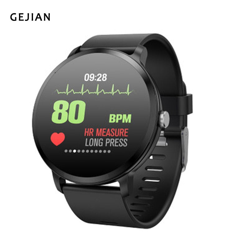 Men women smartwatch waterproof Fitness tracker Pedometer blood pressure Heart rate monitor Health motion Smart watch AndroidIOS