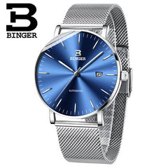 Switzerland BINGER Mens Watches Luxury Brand automatic mechanical Men Watch Sapphire Male Japan Movement reloj hombre B-5081M-12