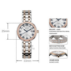 Casio watch Swarovski Crystal women watches top brand luxury set ladies watch women 50mWaterproof Quartz Sport clock reloj mujer