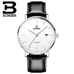 Switzerland BINGER Mens Watches Luxury Brand automatic mechanical Men Watch Sapphire Male Japan Movement reloj hombre B-5081M-12