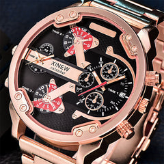 2019 Reloj Fashion Men's Luxury Watch Stainless Steel Sport Analog Quartz Mens  Clock Wristwatch Relogio Masculino zegarek meski