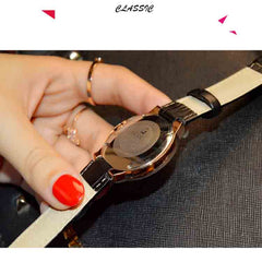 Star shinning Waterproof Diamond dress Women Watch Female Watch Korean Simple Quartz Watch