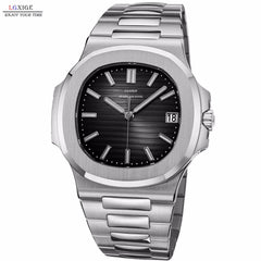 watch Men Top Brand Luxury Quartz Watch Rosegold Chronograph Sports Watch Shockproof 30m Waterproof hublo LGXIGE Wristwatch