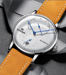 Switzerland BINGER Men Watch Luxury Brand Automatic Mechanical Mens Watches Sapphire Male Japan Movement reloj hombre B-1187-4
