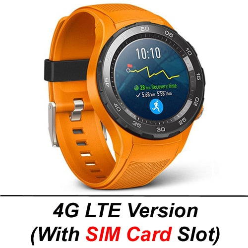 Original International Rom Huawei Watch 2 Smart watch Supports LTE 4G Phone Call For Android iOS with IP68 waterproof NFC GPS
