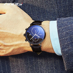 2019 SINOBI New Multifunction Men Watch Fashion DIY Luminous Quartz Watch For Men Male Casual Sport Chronograph Stop Watch Clock