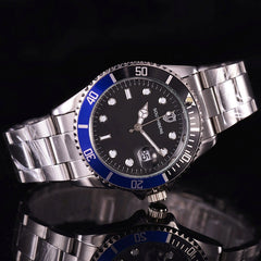 2017 2016 Luxury role Fashion Mens Watches Quartz Steel  SOUTHBERG  Top Brand Green Wrist Watch For Man relogio masculino