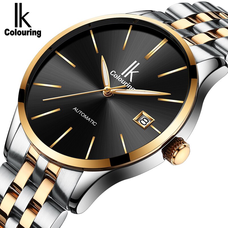 IK Coloring Luxury Brand Men's Watch Sports Wristwatch Men's Business Mechanical Automatic Wrist Watches For Men