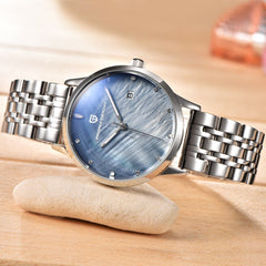 PAGANI DESIGN Brand Lady Fashion Stainless Steel Quartz Watch Women Waterproof shell dial Luxury Dress Watches Relogio Feminino