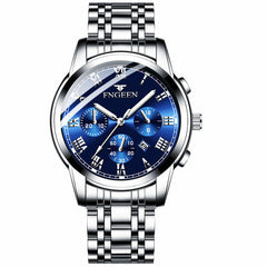 FNGEEN Top Luxury Brand Men Watch Back Light Hands Business Fashion Casual Men Quartz Watches Waterproof Clock Montre homme